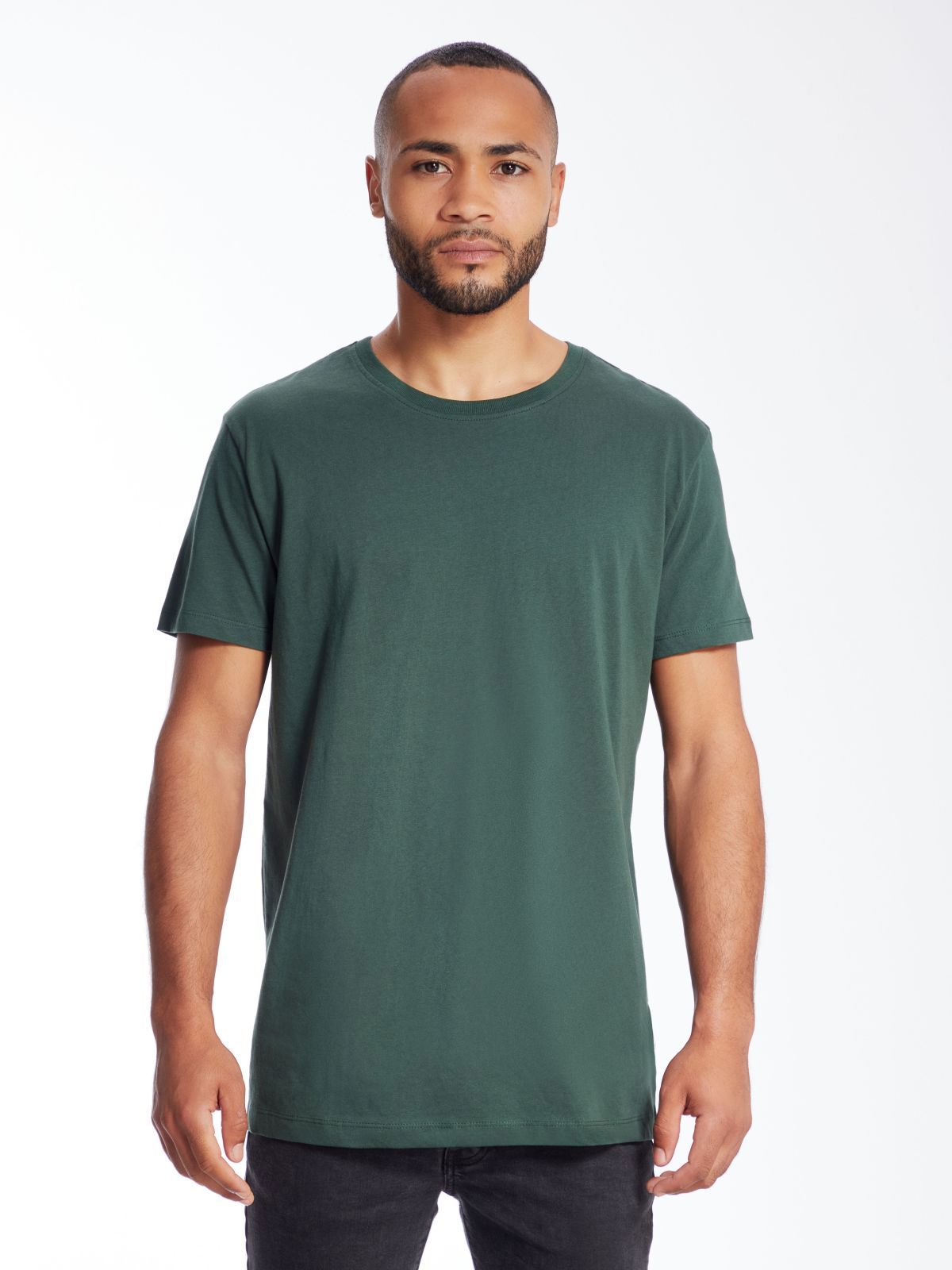 Men's Organic Cotton Essential Logo T-Shirt in Black